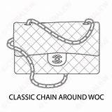 Chanel Bag Coloring Pages sketch template