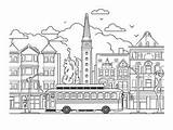San Francisco Coloring Page  sketch template