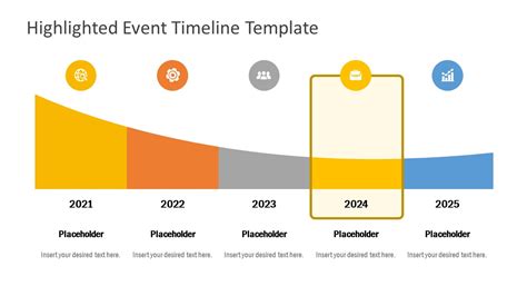 Free Highlighted Event Timeline Template for PowerPoint - SlideModel