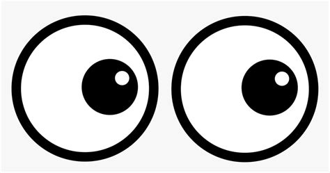 Emoticon,eye,area - Big Cartoon Eyes Png, Transparent Png - kindpng