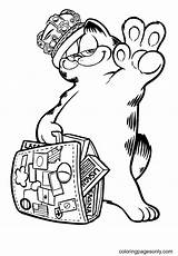 Garfield Coloring Pages  Coloring Pages For Kids And Adults sketch template