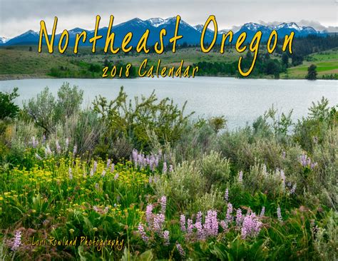 2018 Northeast Oregon Calendar Cover Wolf Creek Reservoir | Oregon ...