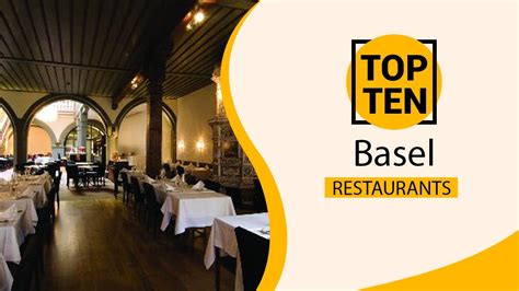 Top 10 Best Restaurants to Visit in Basel | Switzerland - English - YouTube