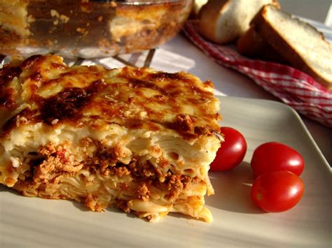 Traditional Pastitsio - Cooking In Plain Greek