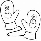 Mittens For Kids Coloring Page  Free Printable Pages sketch template