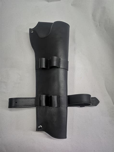 TS Double Barrel Shotgun Holster With Leg Strap Made With Real - Etsy