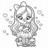 Doll Coloring Pages sketch template