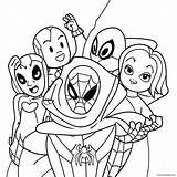 Spidey And His Amazing Friends Coloring Page 14520 11421 sketch template