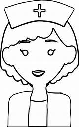 Nurse Coloring Pages Clipart Kids Printable School Outline Nursing  sketch template