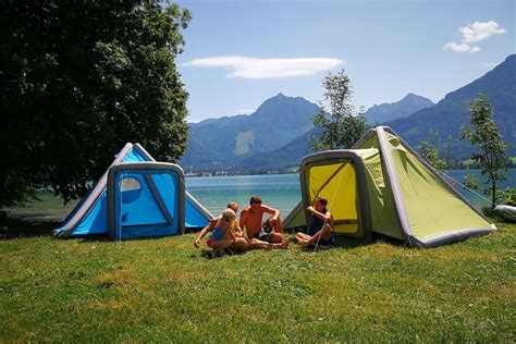 Inflatable camping tents set up in minutes - Curbed
