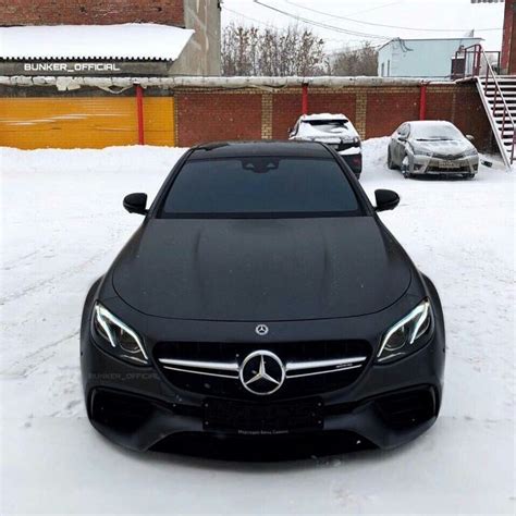 Mercedes-AMG E63s W213 Matte Black - - #mercedes | Black mercedes benz ...