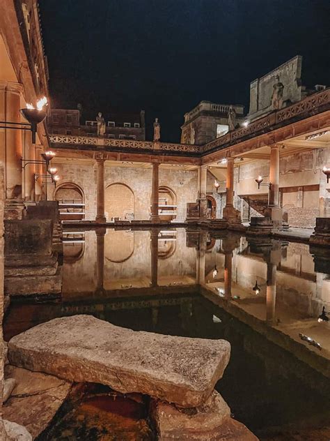 Roman Baths at night Visit Bath, Natural Spring Water, Healing Waters, Bath Spa, Bath House ...