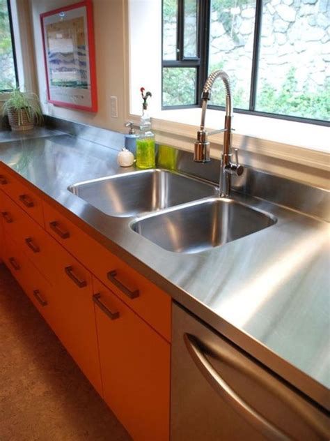 67 best Kitchen Stainless Steel Countertops & Sinks images on Pinterest | Stainless steel ...