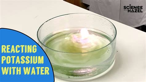 Potassium Reaction With Water - potassium water exothermic reaction science | Fundamental ...