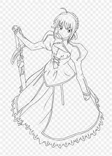 Fate Stay Night Coloring Pages sketch template