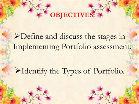 SOLUTION: Portfolio assessment method assessment ii - Studypool