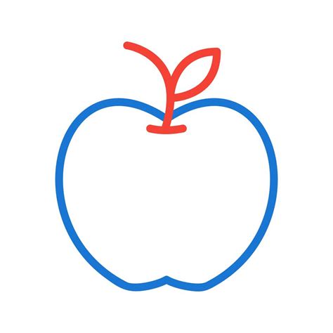 Apple Icon Design 504071 Vector Art at Vecteezy