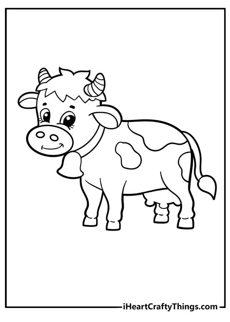 Bovine Coloring Pages
