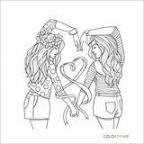 Friendship Bff Coloring Pages  RayneropHooper sketch template