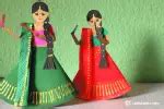 Paper Plate Dandiya Dolls - Little Ladoo