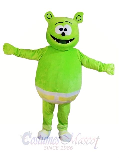 Gummy Green Bear Mascot Costumes