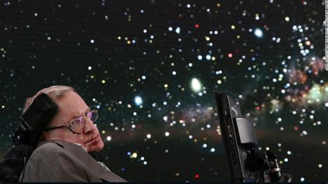 Hear the words of Stephen Hawking that are traveling through space ...