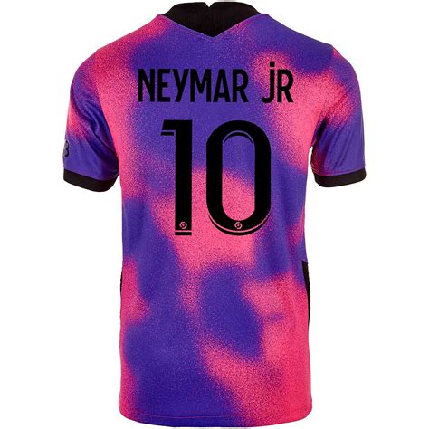 Sky PSG Neymar 10 Printed Fourth Football Jersey 2020-21 (Master ...