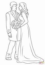 Wedding Couple coloring Page  Free Printable Coloring Pages sketch template