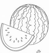 watermelon coloring page  Coloring Page Book sketch template