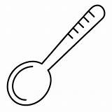 Measuring spoon Outline coloring book Page Line Art Drawing  Premium sketch template