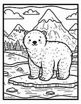 Free Printable Polar Bear Coloring Pages For Kids sketch template