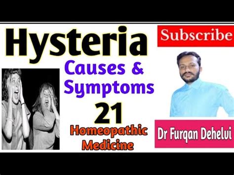 Hysteria ! causes & symptoms & 21 homeopathic medicines - YouTube