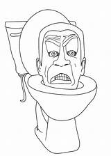 Skibidi Toilet Coloring Page Printable Free Coloring Pages sketch template