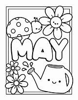 May Coloring Pages Free Printable PDF sketch template
