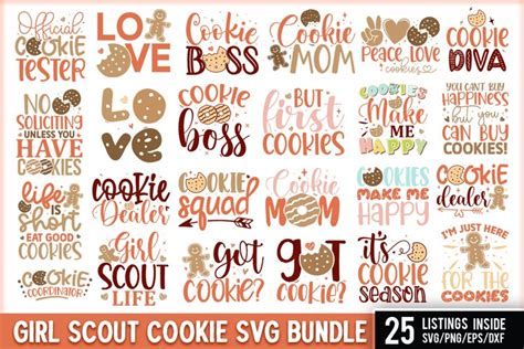 Girl Scout Cookie SVG Bundle | Quotes Svg