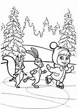 Aprende Brincando Desenhos Da Masha E O Urso Para Colorir sketch template