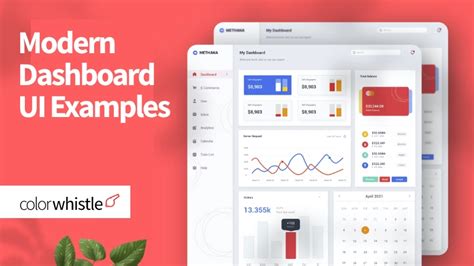 Dashboard UI Design Examples : Modern Dashboard Designs 2024 - ColorWhistle