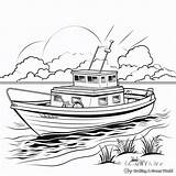 Boat Coloring Pages  Free & Printable sketch template