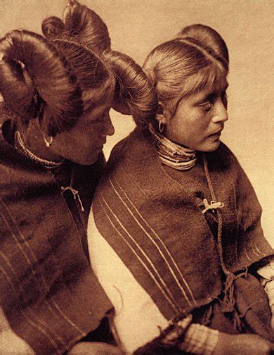 "Two Hopi Girls" Edward S.Curtis Native American Art