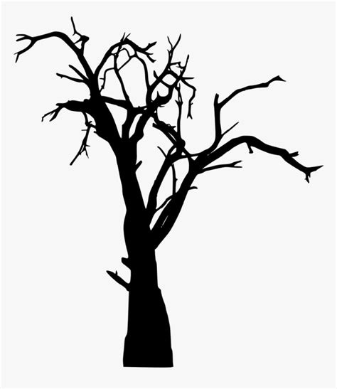 Spooky Tree Silhouette Clip Art