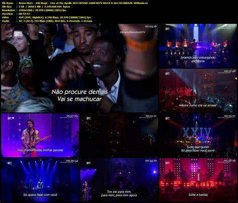 HDTV - Bruno Mars - 24K Magic - Live at the Apollo 2017 MTVHD 1080i HDTV DD2.0 H.264 CELOBRAZiL ...