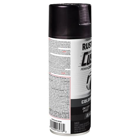 Rust-Oleum Chrome Black Premium Custom Spray Paint 10oz