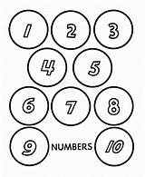 Number 1 10 Coloring Page  Home sketch template