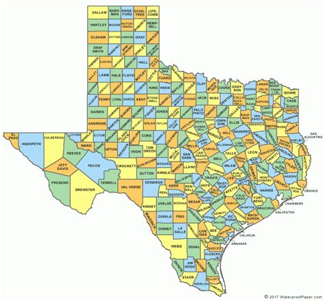 Map Of Northeast Texas Counties - Printable Maps