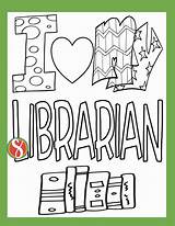 Library And Coloring Pages sketch template