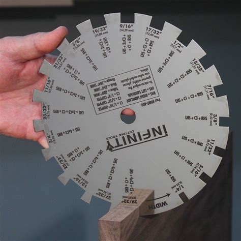 Dado Measuring Gauge | Box joints, Woodworking accessories, Saw blade