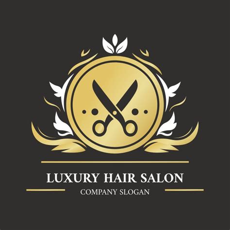 Edit this Gradient Professional Luxury Hair Salon Logo template in minutes