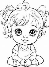 Baby Kids Coloring Pages  Nation sketch template