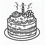 Perfect Birthday Cake coloring Page  Download Print Or Color Online sketch template