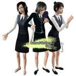 Mod The Sims - Korean "school uniform" 3set
